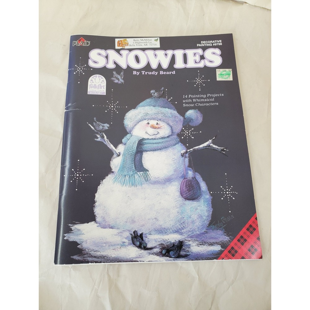 Plaid Snowies Trudy Beard Decorative Painting Book 9798 FolkArt Snowmen Projects